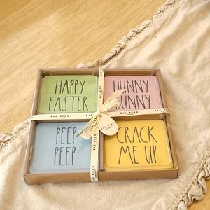 Rae Dunn Easter Coasters